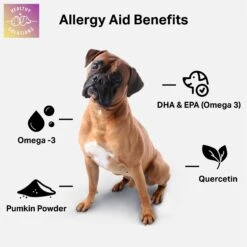 Healthy Solutions For Pets Immune System & Allergy Supplement For Dogs, 60 Count -Pet Wellness 743510 PT2. AC SS1800 V1674587816