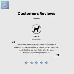 Healthy Solutions For Pets Coprophagia Supplement For Dogs -Pet Wellness 743542 PT4. AC SS1800 V1674586799