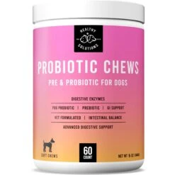 Healthy Solutions For Pets Probiotics & Digestive Chews With Prebiotics