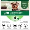 Advantage II Flea Spot Treatment For Dogs, 3-10 Lbs