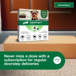Advantage II Flea Spot Treatment For Dogs, 3-10 Lbs -Pet Wellness 74389 PT8. AC SS1800 V1680187637