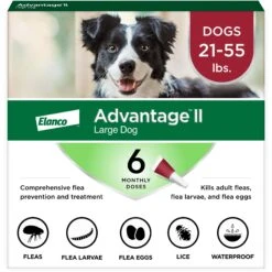 Advantage II Flea Treatment For Dogs, 21-55 Lbs