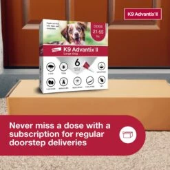 K9 Advantix II Flea & Tick Spot Treatment For Dogs, 21-55 Lbs 17 K9 Advantix II Flea & Tick Spot Treatment For Dogs, 21-55 Lbs -Pet Wellness 74405 PT8. AC SS1800 V1680187147