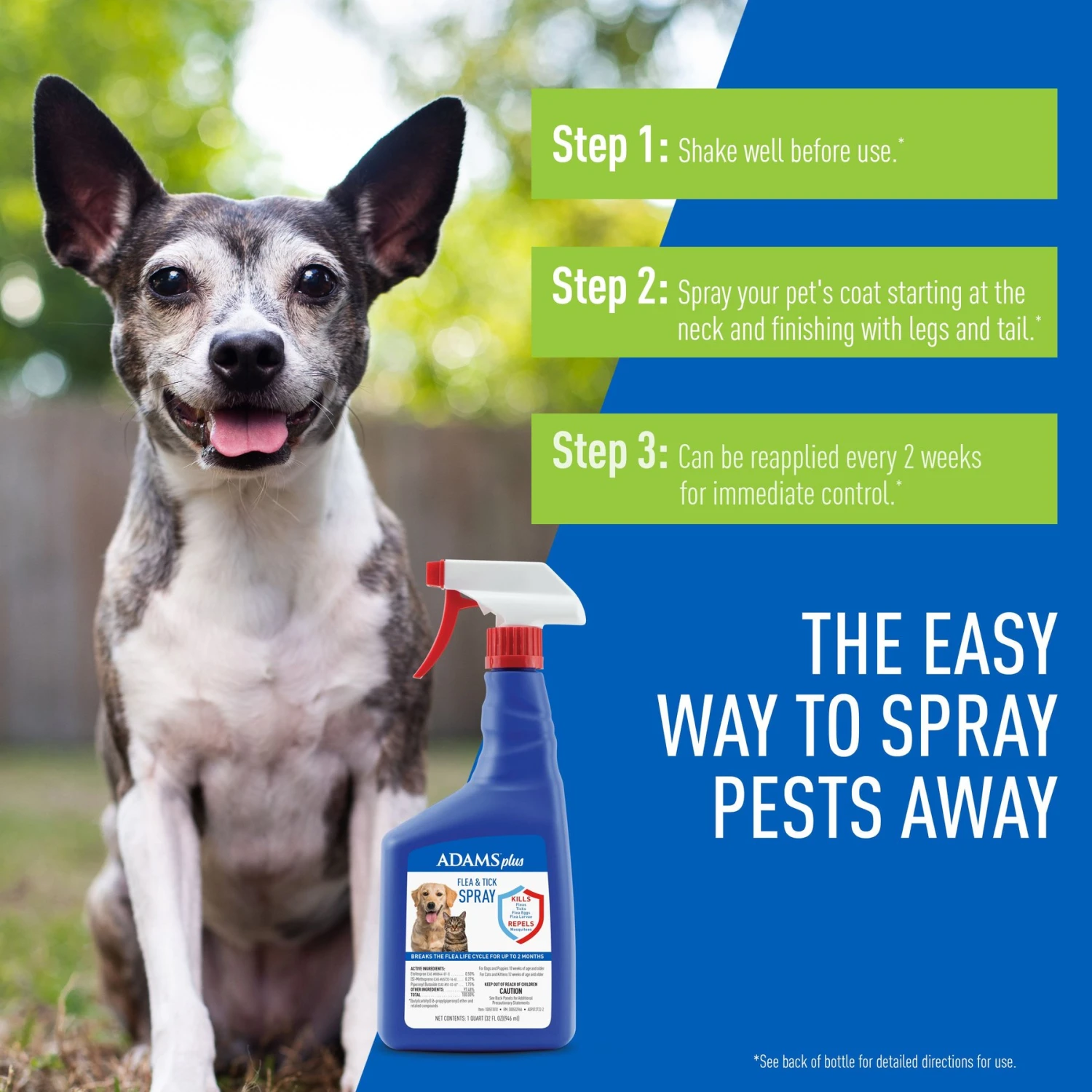 Adams® Adams Topical Flea & Tick Spray For Dogs & Cats 2 Adams® Adams Topical Flea & Tick Spray For Dogs & Cats - Image 2