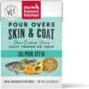 The Honest Kitchen Functional POUR OVERS Skin & Coat Salmon Stew Dog Food Topper, 5.5-oz Can, Case Of 12