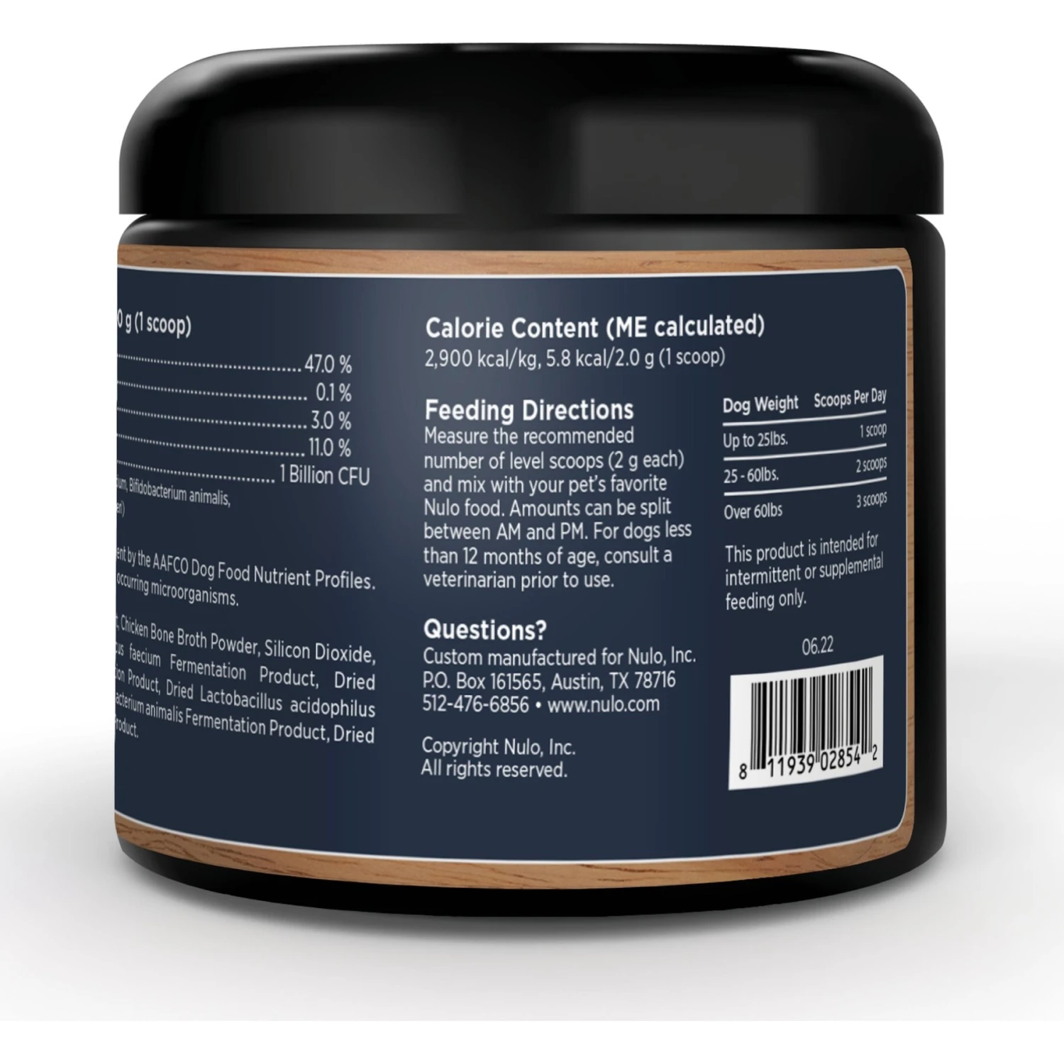 Nulo Functional Gut Health Powder Supplement For Dogs, 4.23-oz 2 Nulo Functional Gut Health Powder Supplement For Dogs, 4.23-oz - Image 2