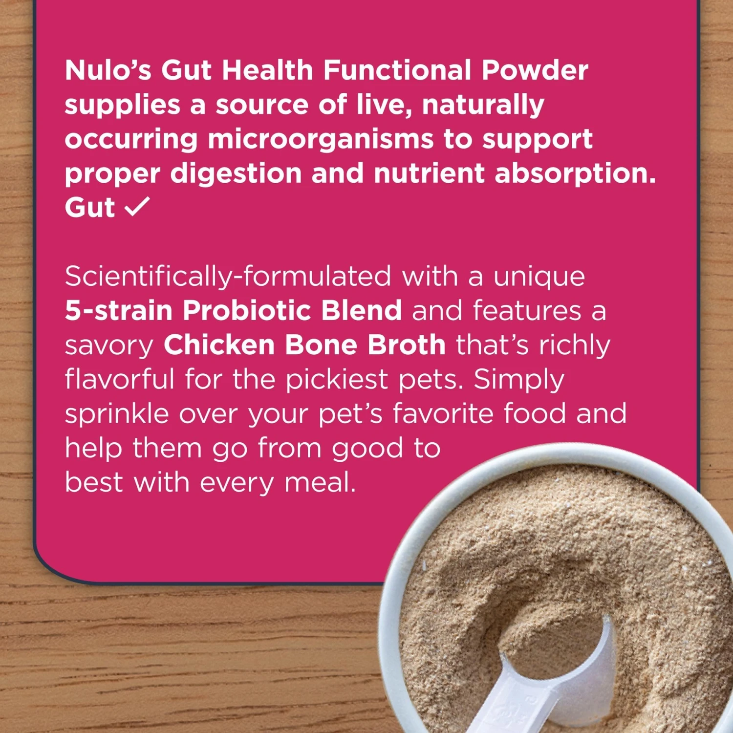 Nulo Functional Gut Health Powder Supplement For Dogs, 4.23-oz 7 Nulo Functional Gut Health Powder Supplement For Dogs, 4.23-oz - Image 7