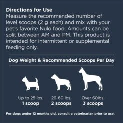 Nulo Functional Advanced Health Powder Supplement For Dogs, 4.23-oz -Pet Wellness 749726 PT7. AC SS1800 V1672248140