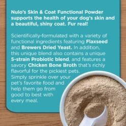 Nulo Functional Skin & Coat Powder Supplement For Dogs, 4.23-oz -Pet Wellness 749742 PT6. AC SS1800 V1672242973