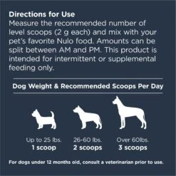 Nulo Functional Hip & Joint Health Powder Supplement For Dogs, 4.23-oz -Pet Wellness 749758 PT7. AC SS1800 V1672248081