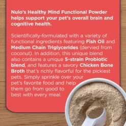 Nulo Functional Cognitive Health Powder Supplement For Dogs, 4.23-oz -Pet Wellness 749774 PT6. AC SS1800 V1672248081