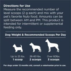 Nulo Functional Cognitive Health Powder Supplement For Dogs, 4.23-oz -Pet Wellness 749774 PT7. AC SS1800 V1672248113