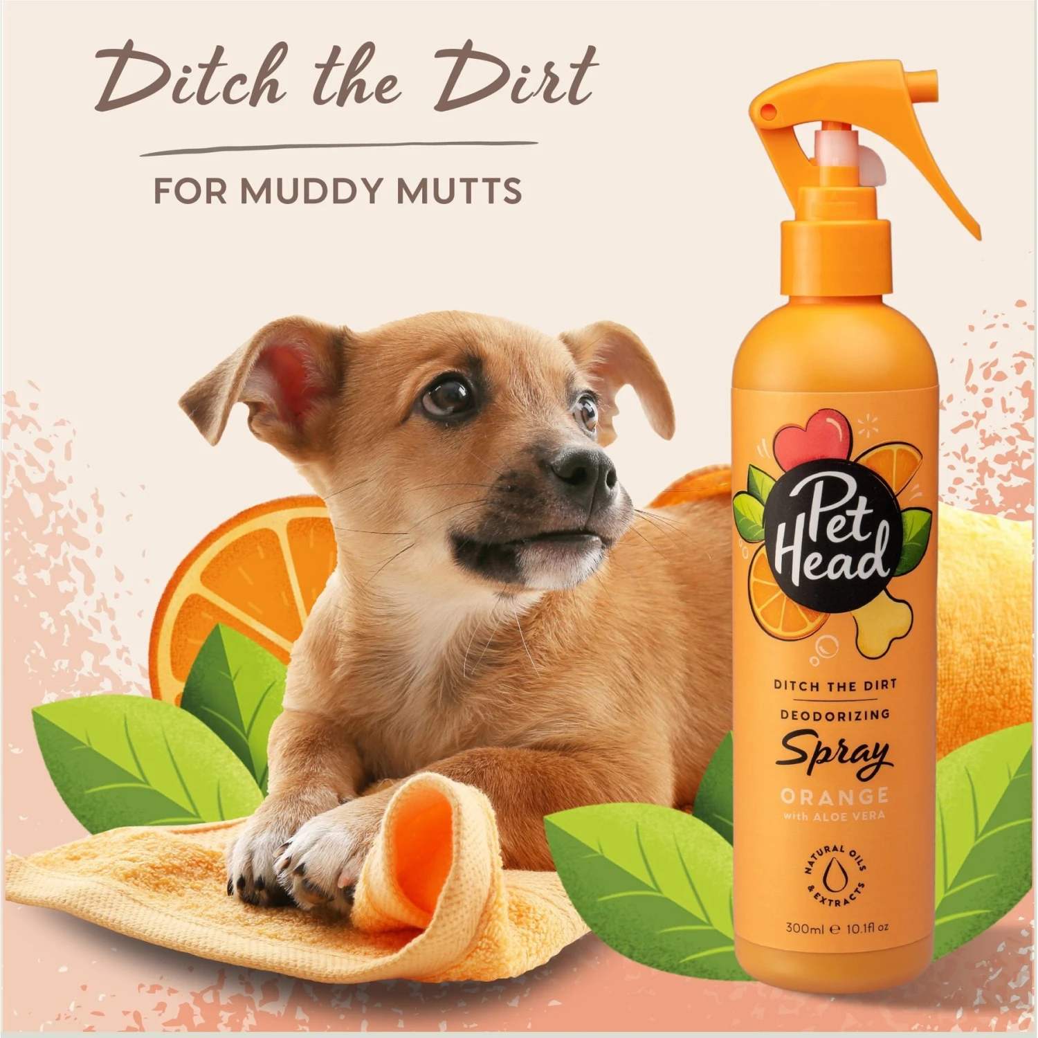Pet Head Ditch The Dirt Dog Deodorizer Spray, 10.1-oz Bottle 3 Pet Head Ditch The Dirt Dog Deodorizer Spray, 10.1-oz Bottle - Image 3