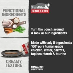 PureBites Plus Squeezables- Heart & Eyes Dog Food Toppings 9 PureBites Plus Squeezables- Heart & Eyes Dog Food Toppings -Pet Wellness 750782 PT2. AC SS1800 V1677594567