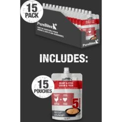 PureBites Plus Squeezables- Heart & Eyes Dog Food Toppings 12 PureBites Plus Squeezables- Heart & Eyes Dog Food Toppings -Pet Wellness 750782 PT5. AC SS1800 V1677594566