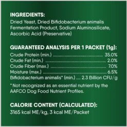 Greenies Digestive Probiotic Supplement Powder For Dogs 14 Greenies Digestive Probiotic Supplement Powder For Dogs -Pet Wellness 751478 PT5. AC SS1800 V1672850481