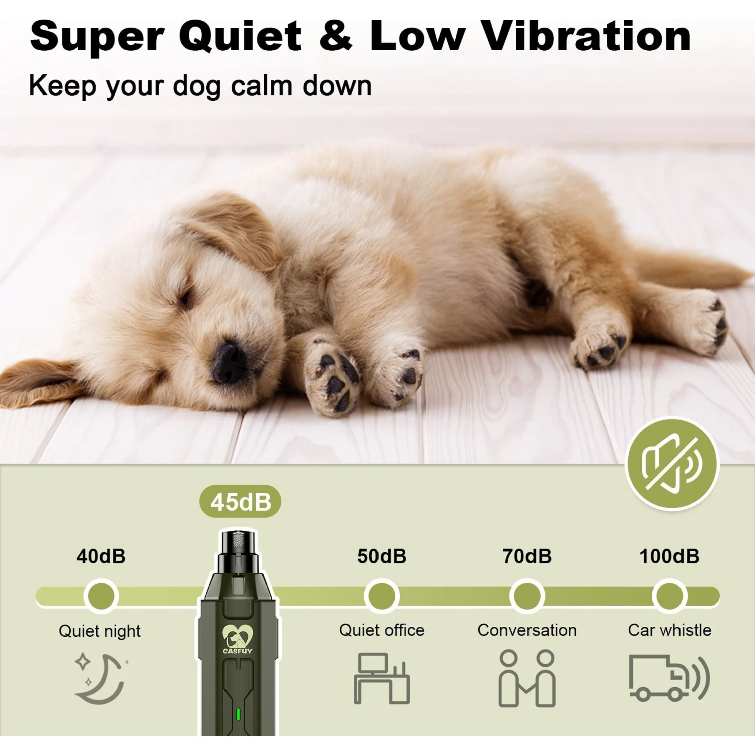 Casfuy 6 Speed Dog Nail Grinder 3 Casfuy 6 Speed Dog Nail Grinder - Image 3