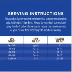 Instinct Boost Mixers Multivitamin Grain-Free Freeze-Dried Raw Adult 7+ Dog Food Topper 17 Instinct Boost Mixers Multivitamin Grain-Free Freeze-Dried Raw Adult 7+ Dog Food Topper -Pet Wellness 755670 PT8. AC SS1800 V1690814100