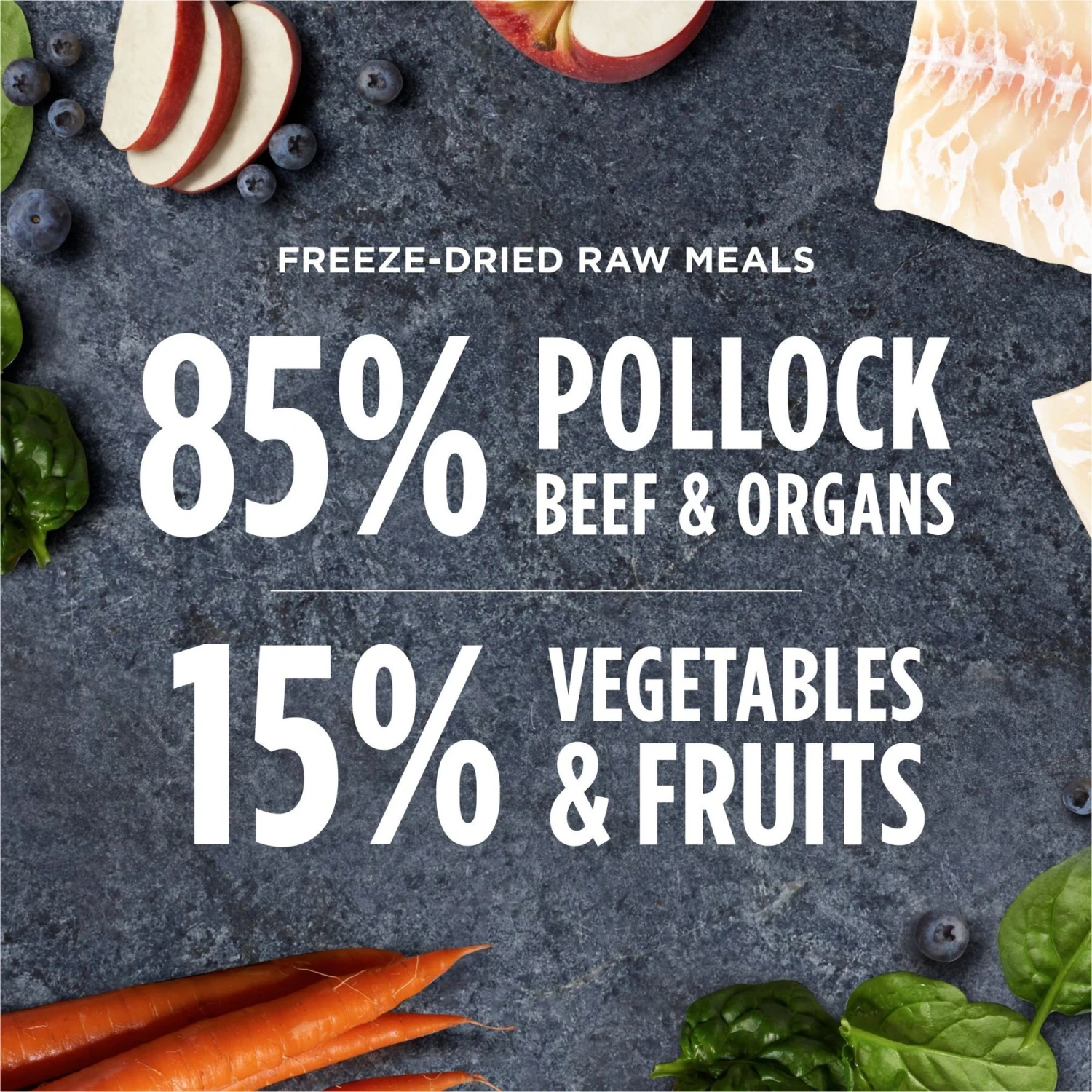 Instinct Meals Wild-Caught Alaskan Pollock Recipe Grain-Free Freeze-Dried Raw Dog Food 6 Instinct Meals Wild-Caught Alaskan Pollock Recipe Grain-Free Freeze-Dried Raw Dog Food - Image 6