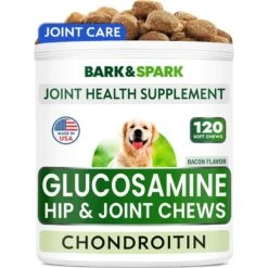 Bark&Spark Glucosamine Hip & Joint Care Dog Treats Supplement