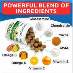 Bark&Spark Glucosamine Hip & Joint Care Dog Treats Supplement -Pet Wellness 756254 PT3. AC SS1800 V1675100689