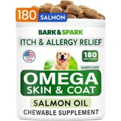 Bark&Spark Omega 3 Skin & Coat Dog Supplement