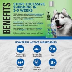 Shed-X Dermaplex Shed Control Nutritional Supplement For Dogs -Pet Wellness 75711 PT2. AC SS1800 V1633480349