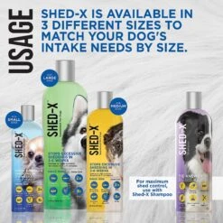 Shed-X Dermaplex Shed Control Nutritional Supplement For Dogs -Pet Wellness 75711 PT3. AC SS1800 V1633480020