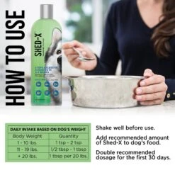 Shed-X Dermaplex Shed Control Nutritional Supplement For Dogs -Pet Wellness 75711 PT4. AC SS1800 V1633476410