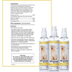 VetSmart Formulas Protect Home & Dog Spray, 8-oz Bottle, 6 Count -Pet Wellness 757950 PT4. AC SS1800 V1674167227