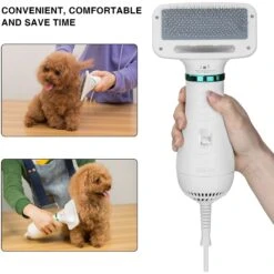 Ownpets 2-in-1 Grooming Cat & Dog Hair Dryer With Slicker Brush -Pet Wellness 760190 PT5. AC SS1800 V1674674154