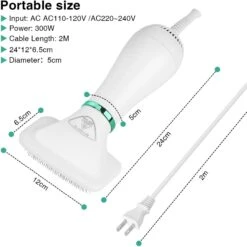 Ownpets 2-in-1 Grooming Cat & Dog Hair Dryer With Slicker Brush -Pet Wellness 760190 PT7. AC SS1800 V1674772436