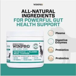 WINPRO Pet Pre+Probiotic Plasma Meal Topper Dog Supplement, 60 Scoops -Pet Wellness 761022 PT2. AC SS1800 V1677265005