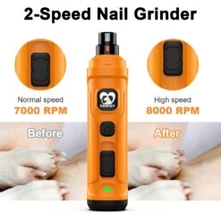 Casfuy 2 LED Light Cat & Dog Nail Grinder, Orange 12 Casfuy 2 LED Light Cat & Dog Nail Grinder, Orange -Pet Wellness 762550 PT5. AC SS1800 V1675890753