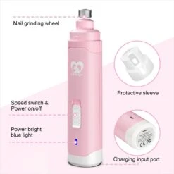 Casfuy Professional 2-Speed Quiet Dog Nail Grinder -Pet Wellness 762886 PT4. AC SS1800 V1676320448