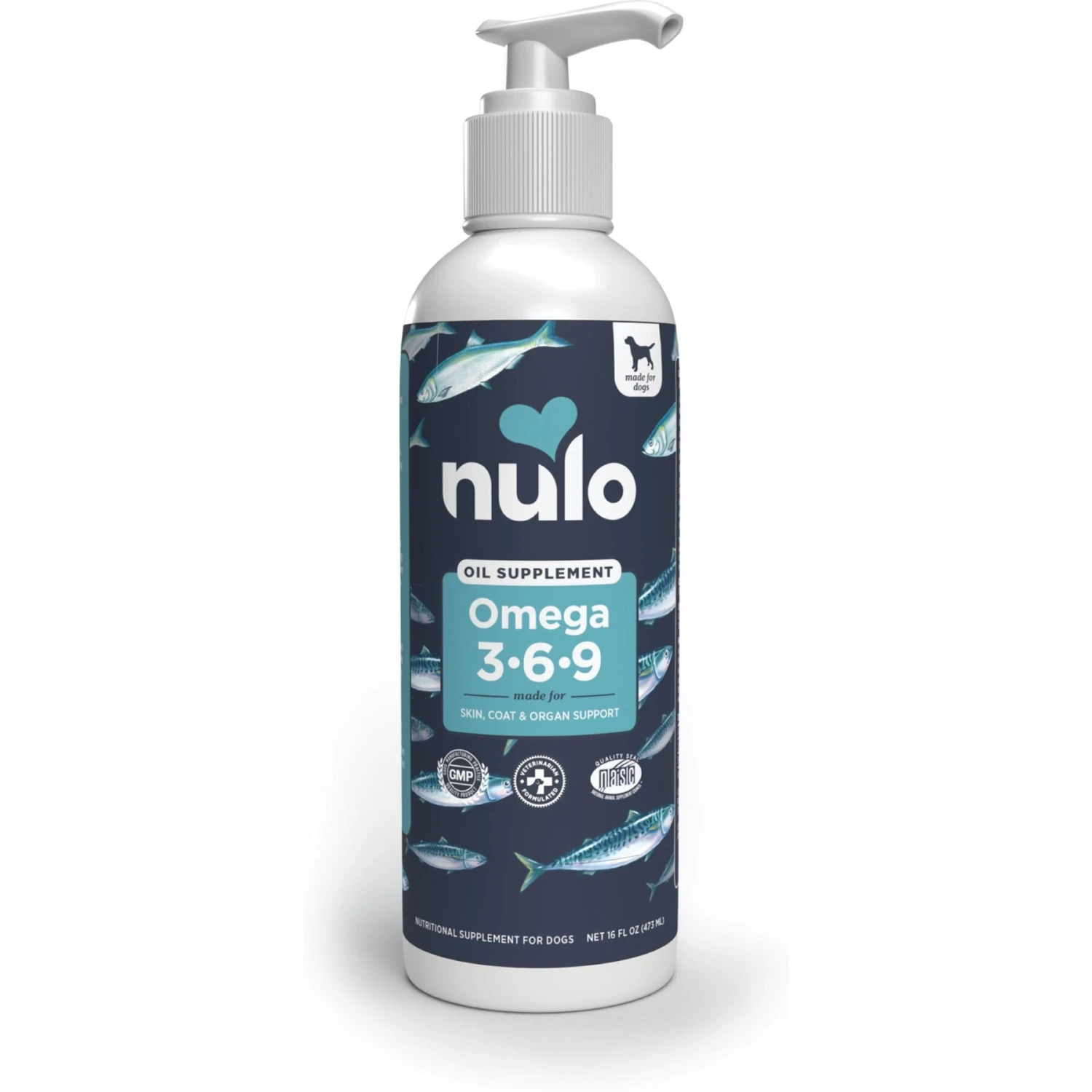Nulo Omega 3-6-9 Fish Oil For Dogs & Puppies, 16-oz Bottle 2 Nulo Omega 3-6-9 Fish Oil For Dogs & Puppies, 16-oz Bottle - Image 2