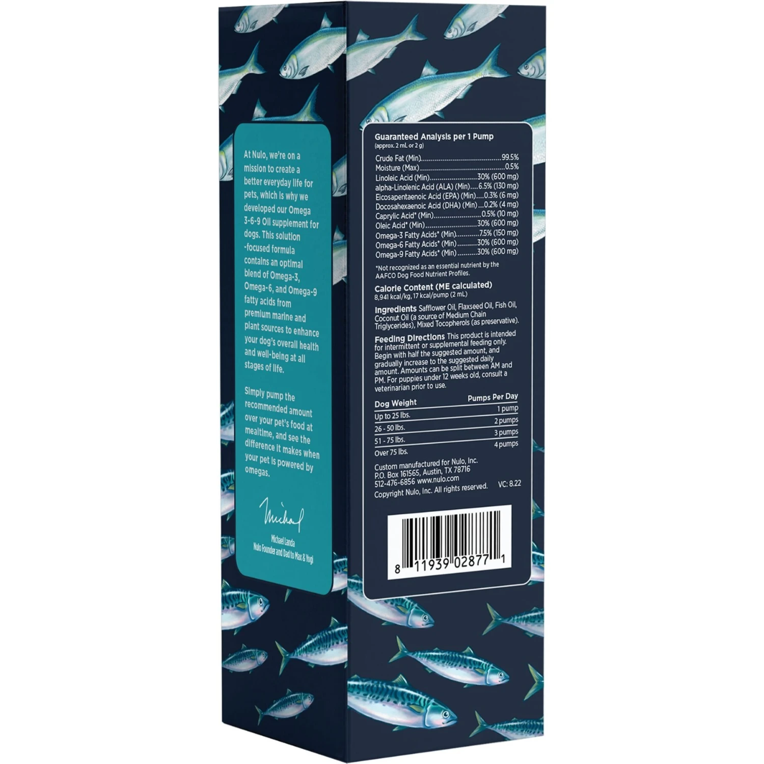 Nulo Omega 3-6-9 Fish Oil For Dogs & Puppies, 16-oz Bottle 3 Nulo Omega 3-6-9 Fish Oil For Dogs & Puppies, 16-oz Bottle - Image 3