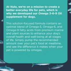 Nulo Omega 3-6-9 Fish Oil For Dogs & Puppies, 16-oz Bottle 16 Nulo Omega 3-6-9 Fish Oil For Dogs & Puppies, 16-oz Bottle -Pet Wellness 764118 PT7. AC SS1800 V1675092387
