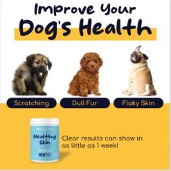 Healthy Pup Omega Soft Chews Skin & Coat Supplement For Dogs, 180 Count -Pet Wellness 767582 PT6. AC SS1800 V1675439860