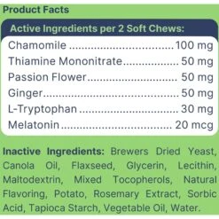 Healthy Pup Anxiety Soft Chews Calming Supplement For Dogs, 60 Count -Pet Wellness 767630 PT8. AC SS1800 V1675434517