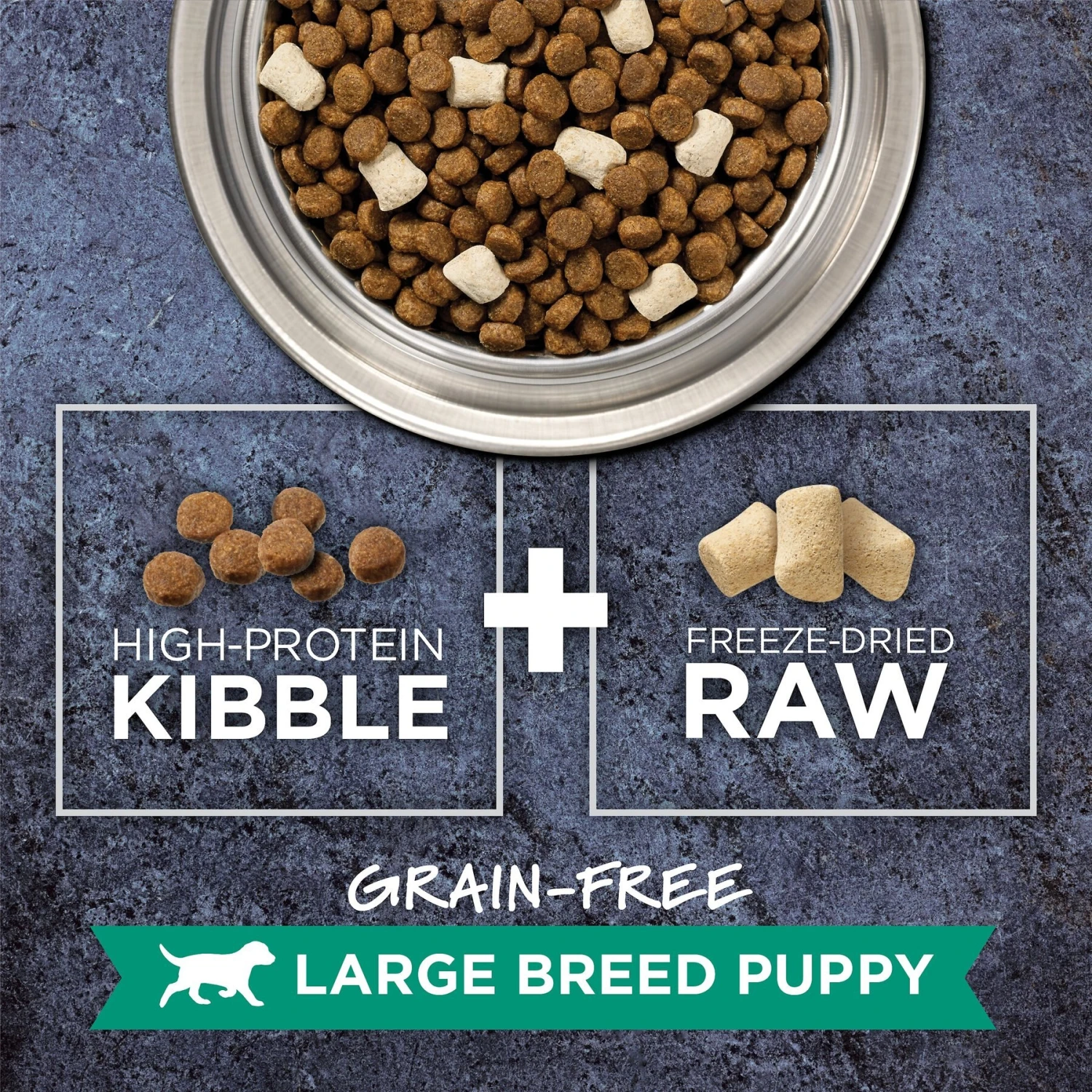 Instinct Raw Boost Large Breed Puppy Grain-Free Recipe With Real Chicken & Freeze-Dried Raw Pieces Dry Dog Food 2 Instinct Raw Boost Large Breed Puppy Grain-Free Recipe With Real Chicken & Freeze-Dried Raw Pieces Dry Dog Food - Image 2