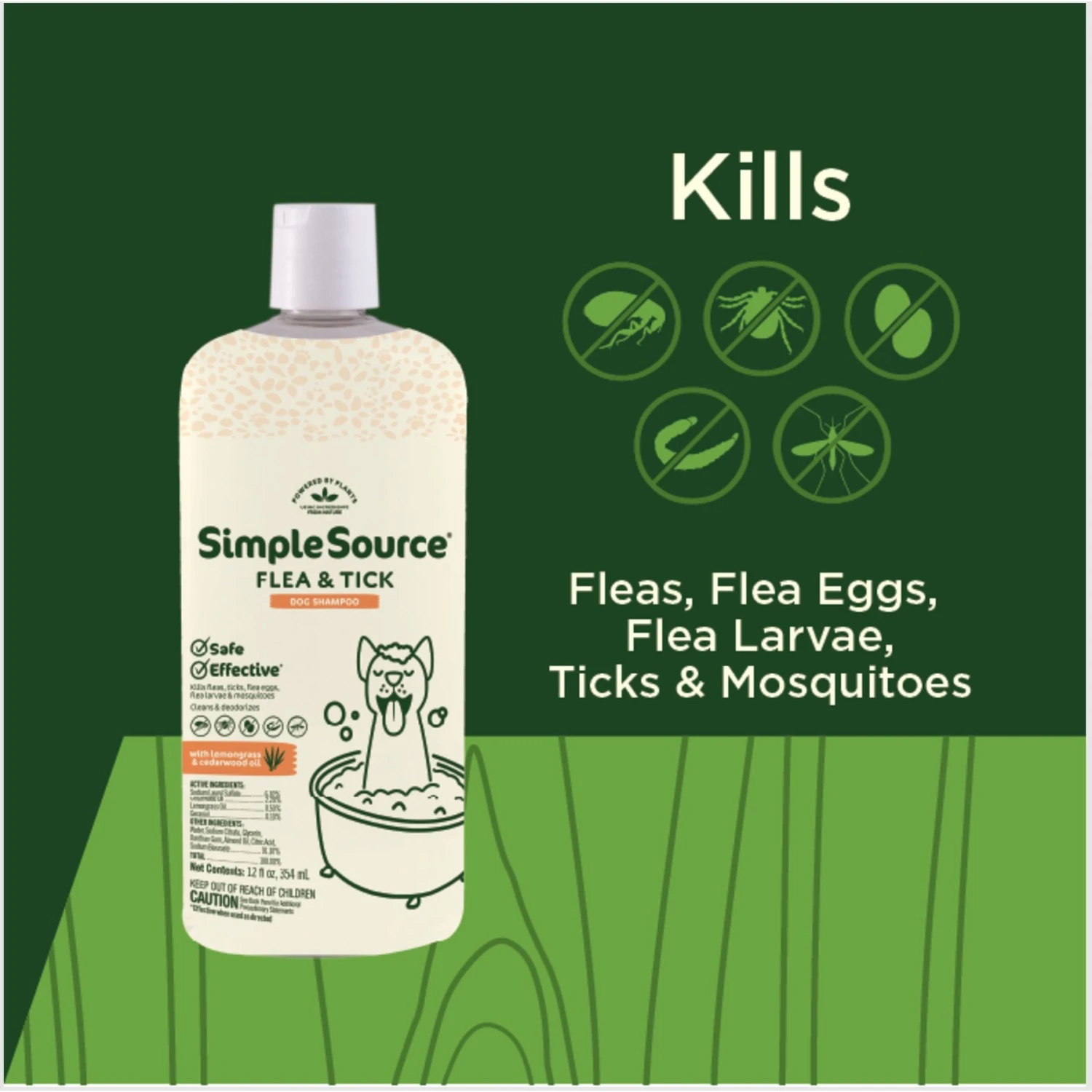 SimpleSource Flea & Tick Dog Shampoo 5 SimpleSource Flea & Tick Dog Shampoo - Image 5