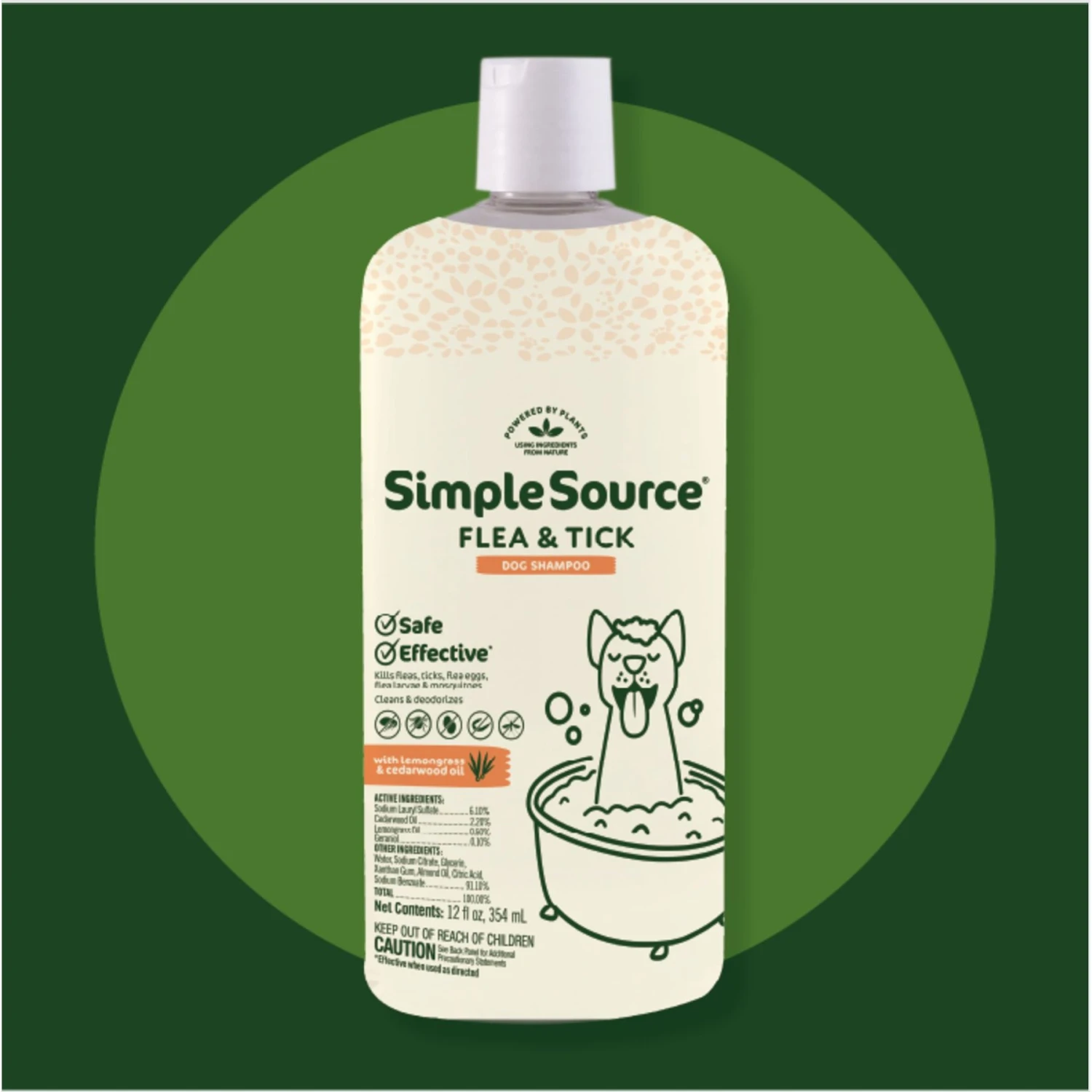 SimpleSource Flea & Tick Dog Shampoo 7 SimpleSource Flea & Tick Dog Shampoo - Image 7