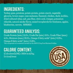 Merrick Power Bites Turducken Recipe Grain-Free Soft & Chewy Dog Treats -Pet Wellness 77102 PT5. AC SS1800 V1644906391