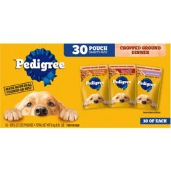 Pedigree Chopped Ground Dinner Variety Pack Adult Wet Dog Food & Cesar Classic Loaf In Sauce Beef Recipe, Filet Mignon, Grilled Chicken & Porterhouse Steak Flavors Variety Pack Grain-Free Small Breed Adult Wet Dog Food Trays -Pet Wellness 771846 PT3. AC SS1800 V1676752187