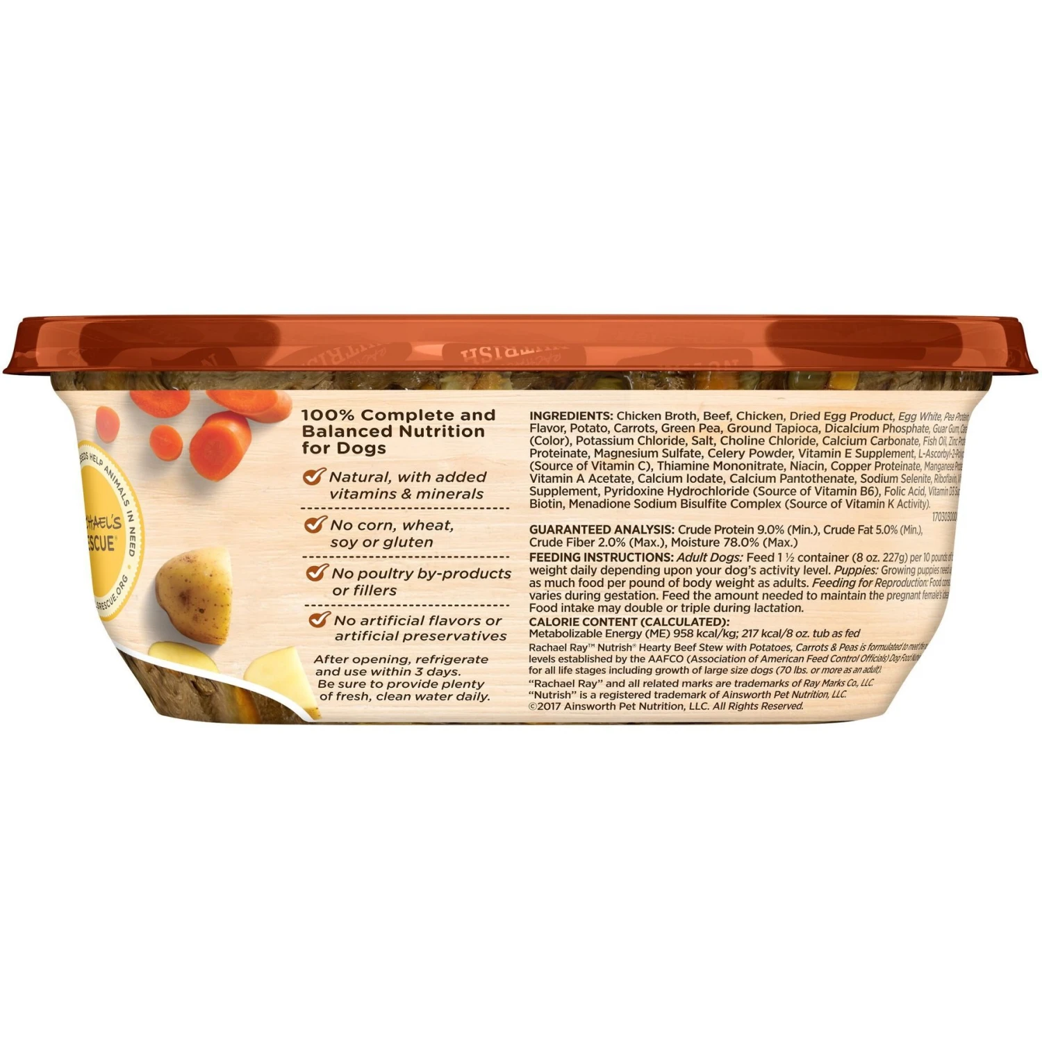 Rachael Ray Nutrish Natural Hearty Beef Stew Natural Grain-Free Wet Dog Food & Rachael Ray Nutrish Natural Savory Lamb Stew Natural Wet Dog Food 3 Rachael Ray Nutrish Natural Hearty Beef Stew Natural Grain-Free Wet Dog Food & Rachael Ray Nutrish Natural Savory Lamb Stew Natural Wet Dog Food - Image 3