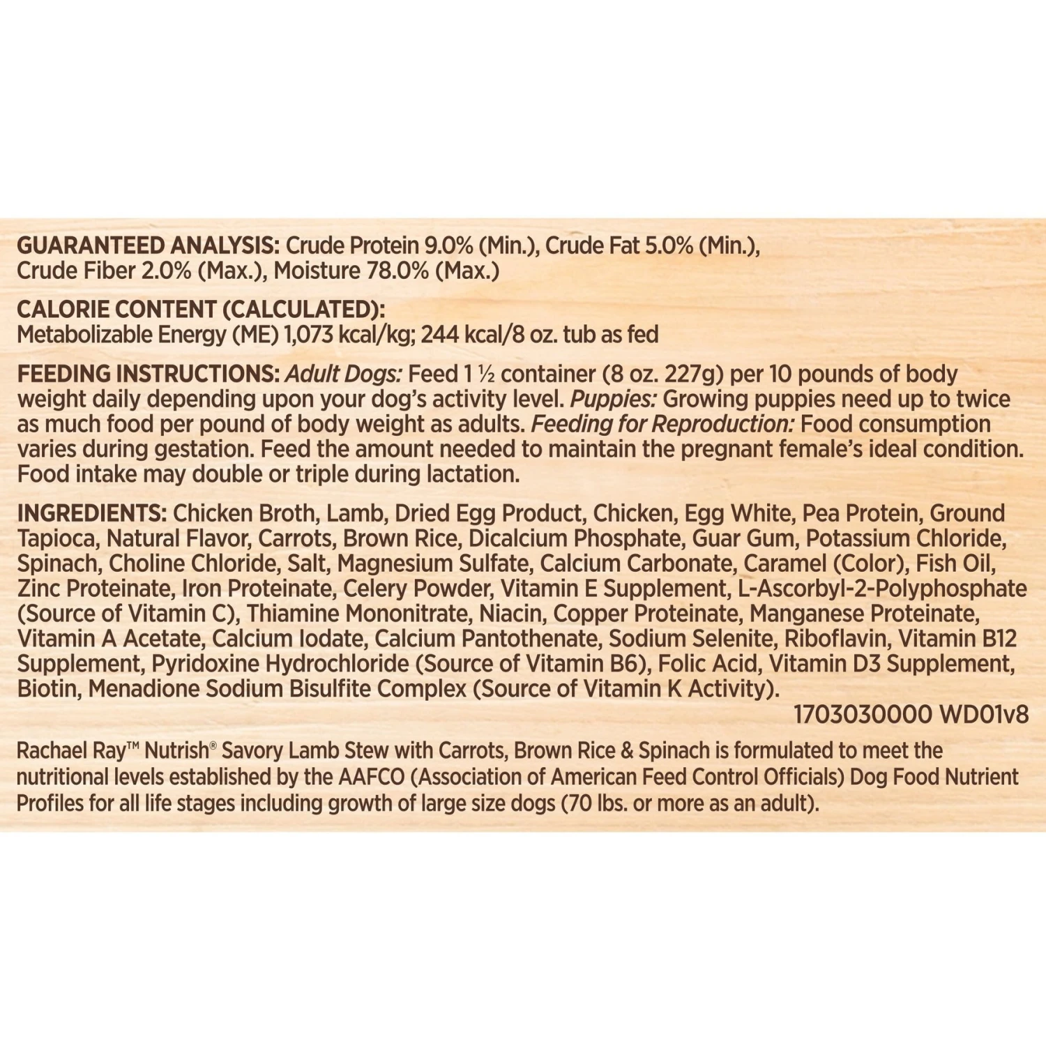Rachael Ray Nutrish Natural Hearty Beef Stew Natural Grain-Free Wet Dog Food & Rachael Ray Nutrish Natural Savory Lamb Stew Natural Wet Dog Food 8 Rachael Ray Nutrish Natural Hearty Beef Stew Natural Grain-Free Wet Dog Food & Rachael Ray Nutrish Natural Savory Lamb Stew Natural Wet Dog Food - Image 8