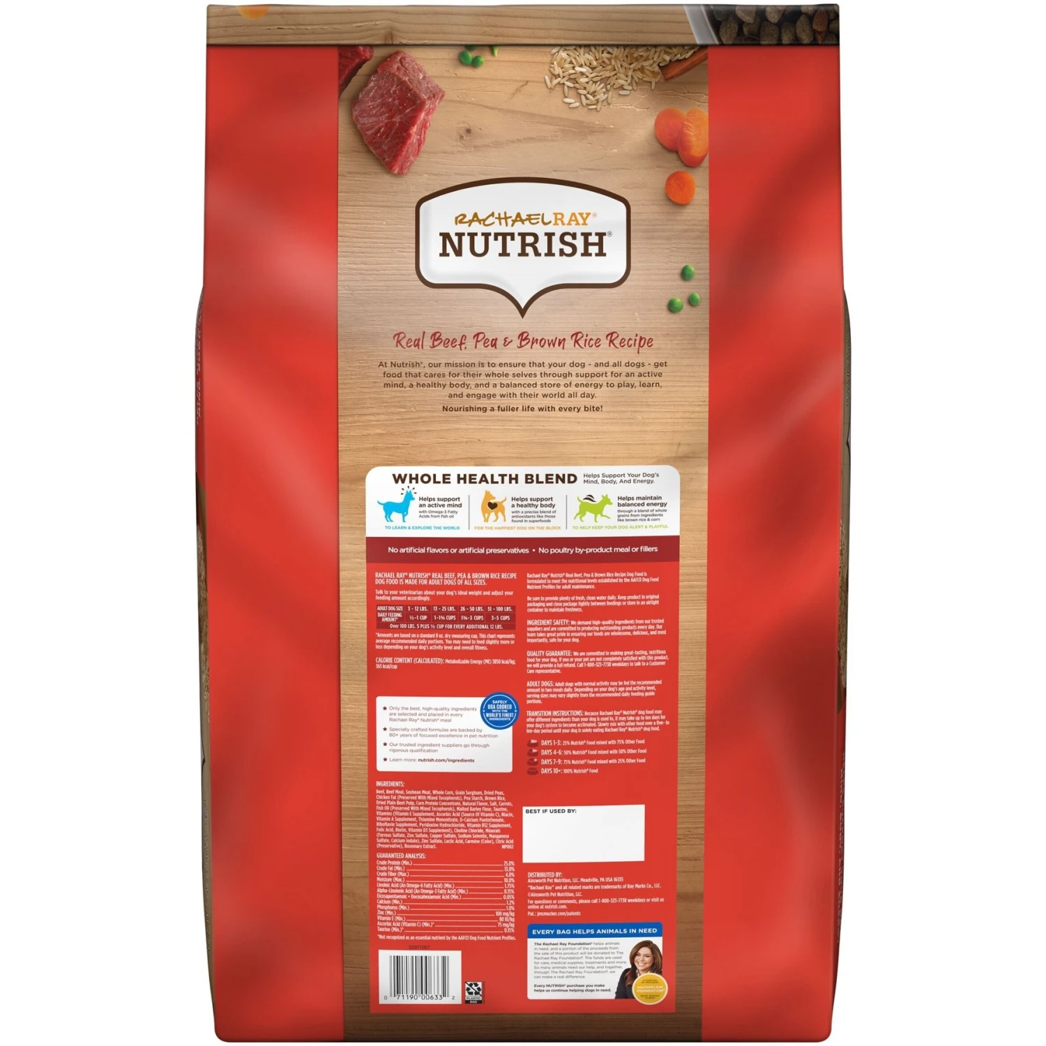 Rachael Ray Nutrish Real Beef, Pea, & Brown Rice Recipe Dry Dog Food & Rachael Ray Nutrish Natural Variety Pack Wet Dog Food 3 Rachael Ray Nutrish Real Beef, Pea, & Brown Rice Recipe Dry Dog Food & Rachael Ray Nutrish Natural Variety Pack Wet Dog Food - Image 3