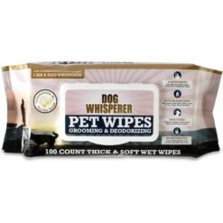 Dog Whisperer Dog Wipes, 100 Count