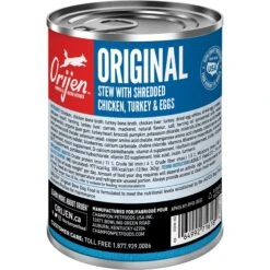 ORIJEN Real Meat Shreds Original Stew Grain-Free Wet Dog Food, 12.8-oz Can, Case Of 12 & ORIJEN Original Grain-Free Dry Dog Food -Pet Wellness 774438 PT7. AC SS1800 V1684492297